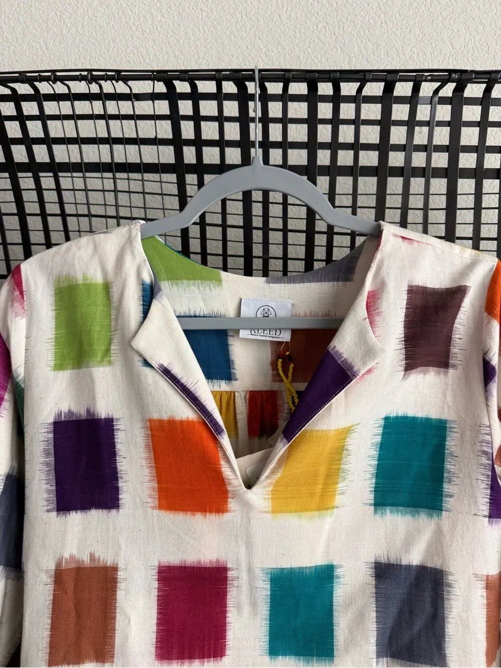Kleed Nagar Squares Kaftan Dress - Picture 4 of 12